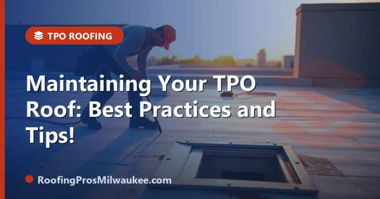 Maintaining Your TPO Roof: Best Practices and Tips! - RoofingPros Milwaukee