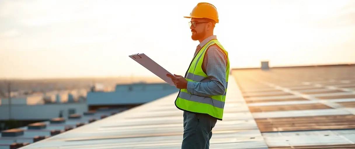 Commercial roof inspection in Milwaukee