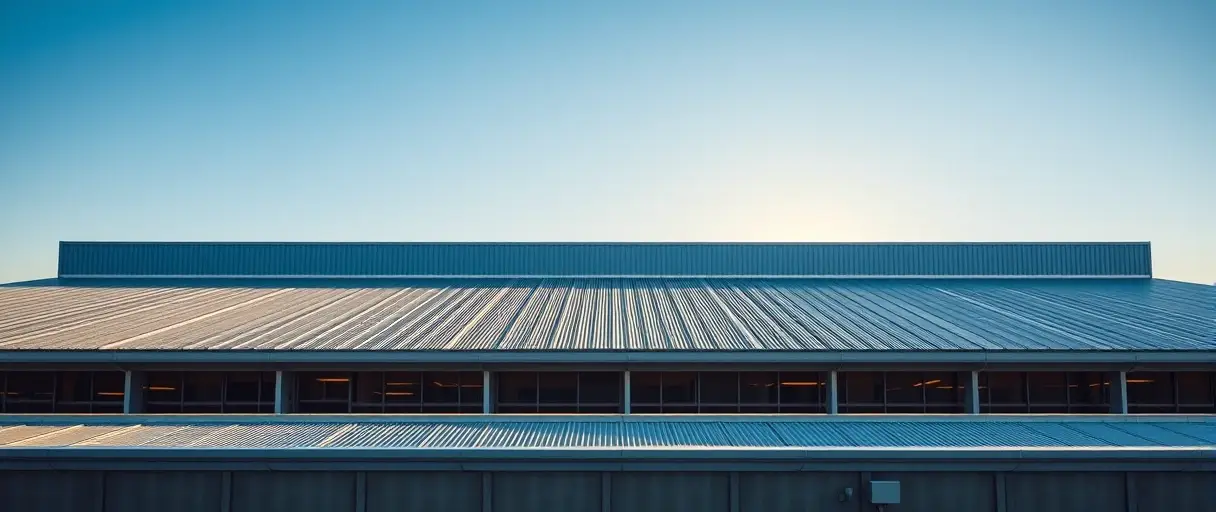 A well maintained commercial flat roof in Milwaukee
